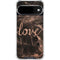 Love Rose Gold Black Google Pixel 10 Clear Case